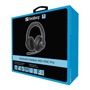 SANDBERG Bluetooth Headset ANC+ENC Pro