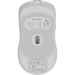Genesis Gaming Maus ZIRCON 500 kabellos weiß