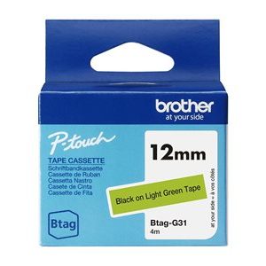 BROTHER 12MM BTAGG31 Tape Black