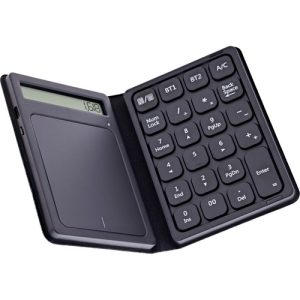 InLine® Bluetooth Nummernblock mit Touchpad, Display, faltbar, schwarz