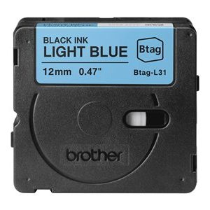 BROTHER 12MM BTAGL31 Ribbon Black