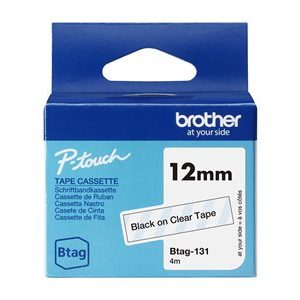 BROTHER 12MM BTAG131 Tape Black