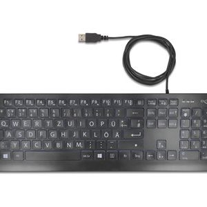 DELOCK USB Tastatur kabelgebunden 1,5 m schwarz mit XXL Bstb