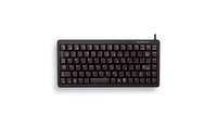 CHERRY G84-4100 Kompakte Kabelgebundene Tastatur, USB/PS2 Schwarz (QWERTZ - DE)