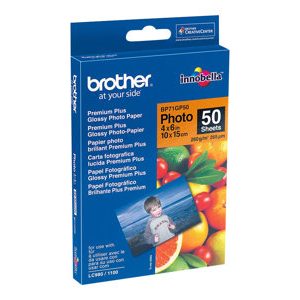 BROTHER BP71GP50 Fotopapier A6 50BL