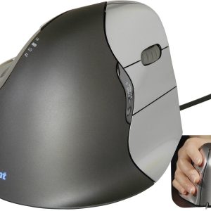Evoluent Maus VerticalMouse 4 Rechts med/large bl/silver USB retail