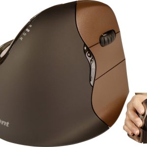 Evoluent Maus VerticalMouse 4 Small Drahtlos bl/brown USB retail