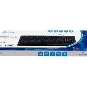 MediaRange Tastatur Standard Keybord black USB 2.0