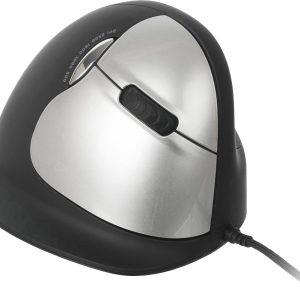 R-Go Maus HE ergonomisch rechts USB       groß    schw./silb retail