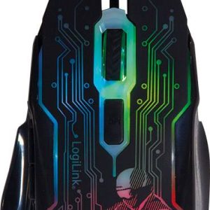 Logilink Gaming Maus, USB, 6-button, 2400dpi
