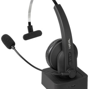 Logilink Bluetooth Headset Mono m.headband & charging stand
