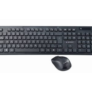 gembird Kabelloses Desktop-Set schwarz DE-Layout