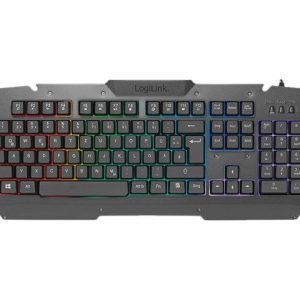 Logilink Gaming-Set aus Tastatur, Maus und Mauspad