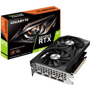 Gigabyte RTX3050 Windforce OC V2   8GB GDDR6 2xHDMI 2xDP
