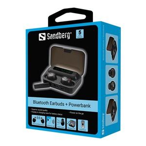 SANDBERG Bluetooth Earbuds + Powerbank