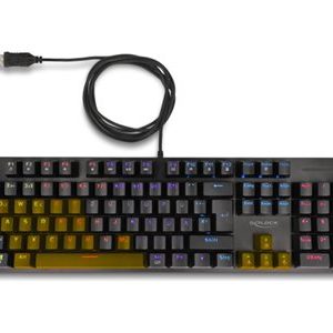 DELOCK USB Gaming Tastatur 1,6m mit RGB Beleuchtung, schwarz