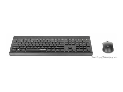 MANHATTAN Funk-Tastatur-Maus-Set MWK7350 schwarz