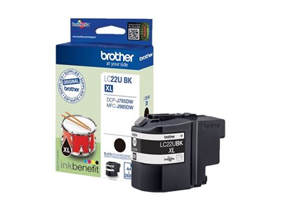 BROTHER LC-22UBK Tintenpatrone schwarz